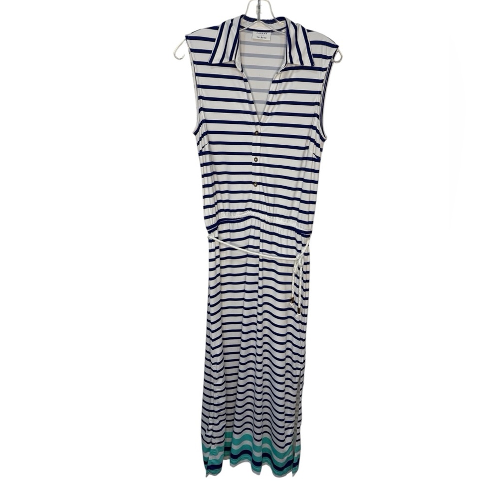 Cabana Life® x Talbots Striped Tie Waist Cover-Up - Small